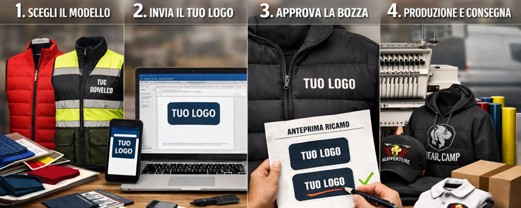 Come ordinare abbigliamento da lavoro personalizzato Come ordinare abbigliamento da lavoro personalizzato