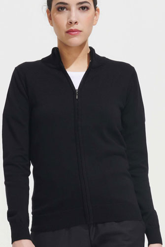 Cardigan zip intera Sol's Gordon Women